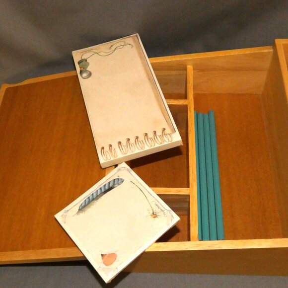 Nature's Sketchbook Notes Gift Box Set Desk Organizer Lap Desk Marjolein Bastin - Picture 4 of 5